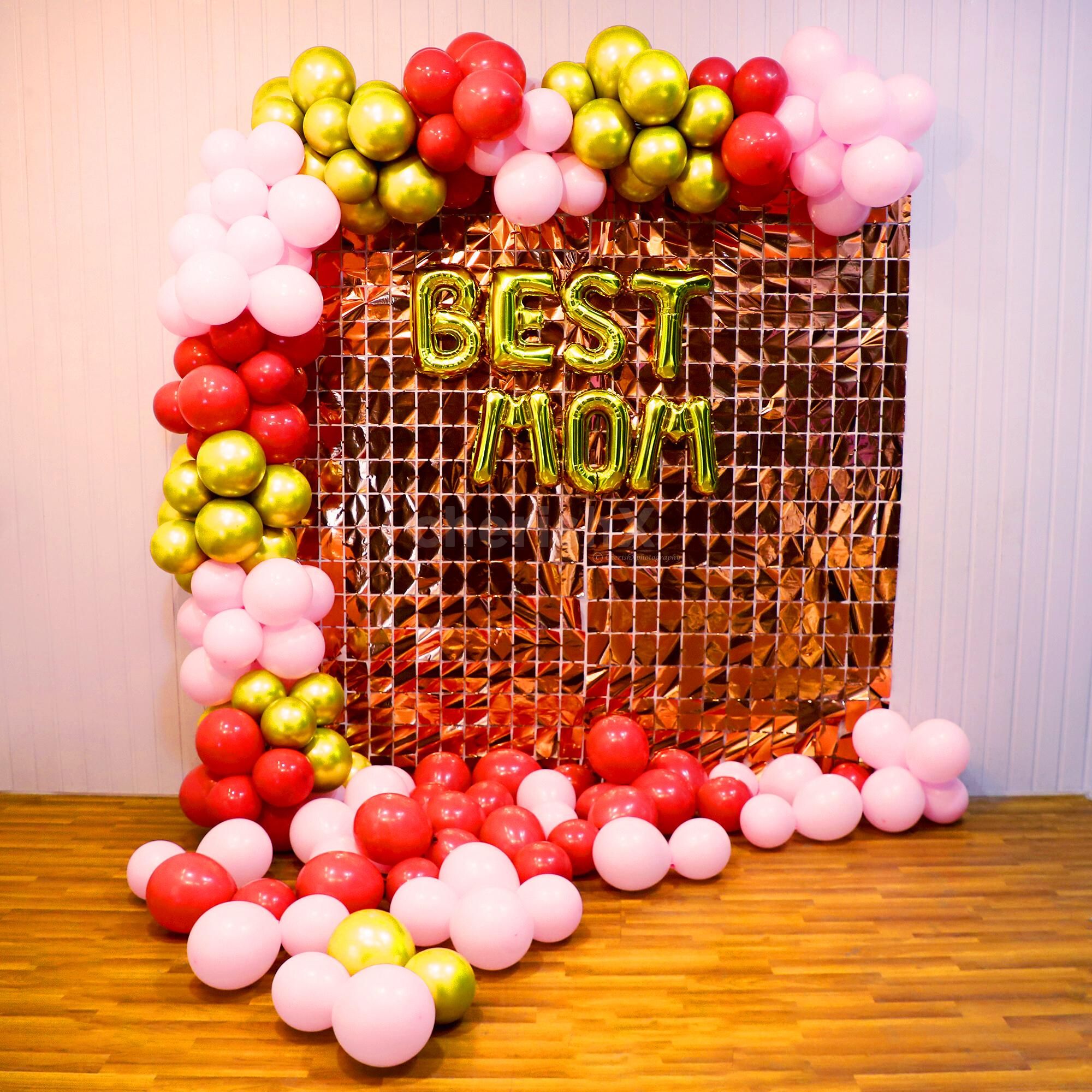 Simple Best Mom Sequin decor